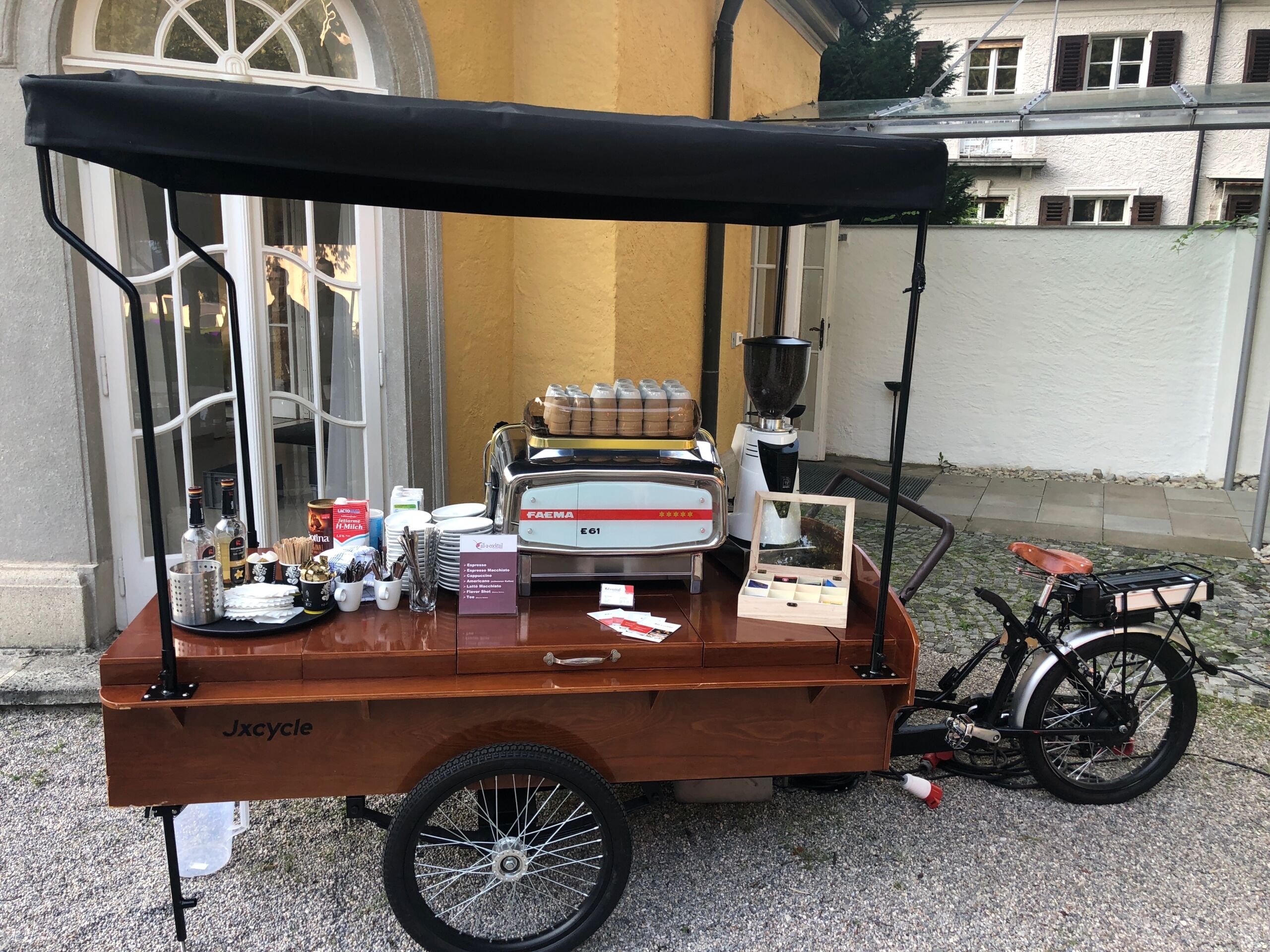 Kaffee-Rad Mieten – Kaffee Fahrrad Als Mobile Kaffeebar In München