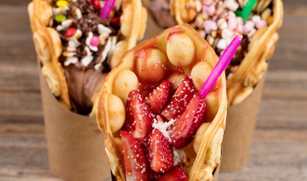 Bubble Waffeln