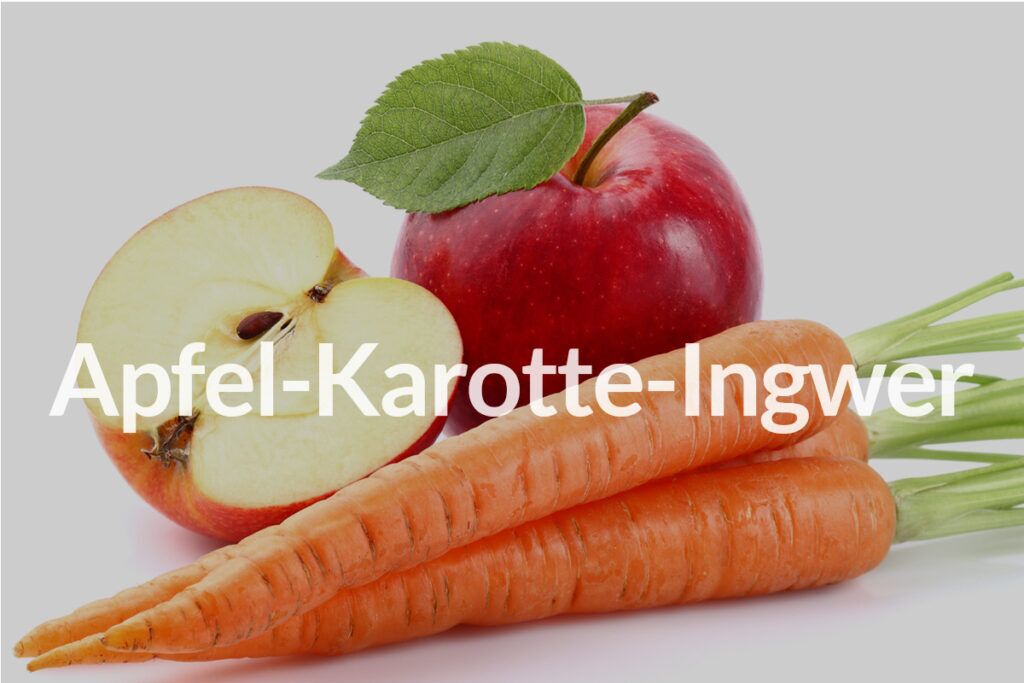 Säfte 3 Call Cocktails Saft Apfel Karotte Ingwer