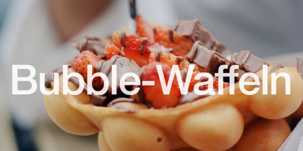 Event Messe Specials Bubble Waffeln